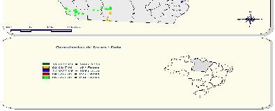 Fonte: SEPIS/CAPRE/CGAINMET. Tabela 1: Número de focos de calor detectados pelos satélites NOAA-15, AQUA-M, TERRA-M durante o período de 02 a 04/10/2009.