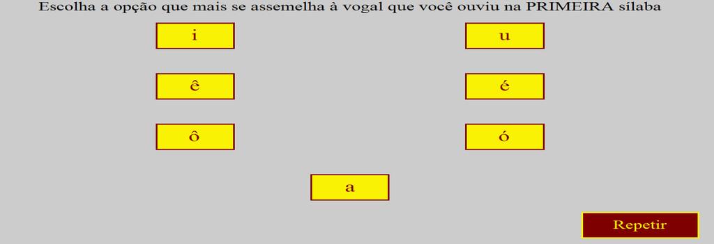 106 oferecido antes da tarefa orientou os informantes quanto às possibilidades de diferentes realizações para um mesmo som, em determinado contexto.