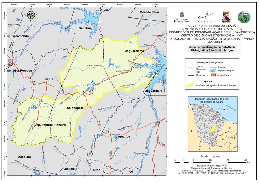 A partir das informações acima destacadas, o presente trabalho visa analisar a potencialidade à erosão laminar da sub-bacia Hidrográfica Riacho do Sangue em ambiente SIG, o que possibilitará a