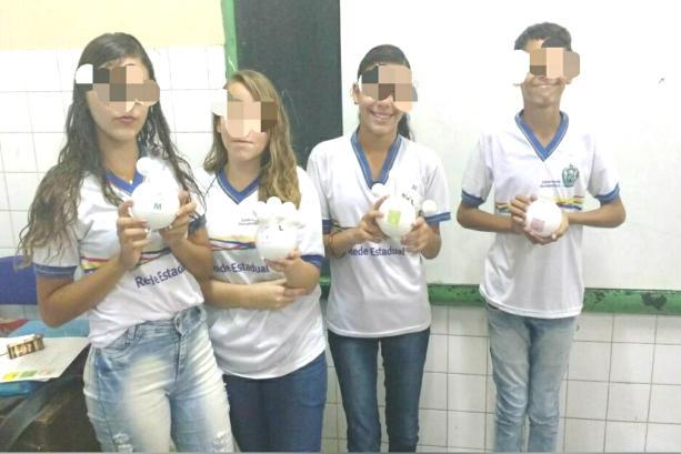 alunos no decorrer da intervenção e se de fato a criação do modelo havia contribuído no processo de ensino-aprendizagem deles.