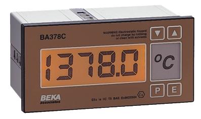 BA378C Indicador de Painel para Temperatura - Exi Entrada de termopar ou termoresistência Indicação em o C ou o F e saída 4-20mA Linearizada em qualquer range selecionável Invólucro