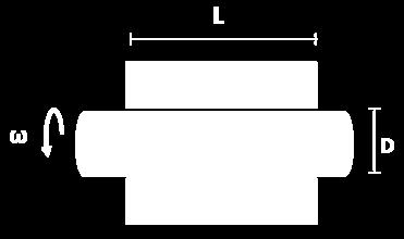 Exercício resolvido Determine o torque resistente originado pela lubrificação entre o eixo cilíndrico e o orifício representado em perfil na figura a seguir.