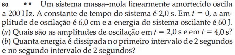 Amortecimento subcrítico 2. Amortecimento crítico 3.