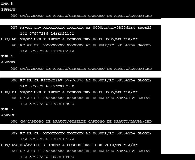 As duplicidades se classificam em: Duplicidades de PNRs Serão auditados os PNRs criados no mesmo Office ID/Pseudo City Code, e que tenham em base a um mesmo passageiro (primeiro nome e primeiro