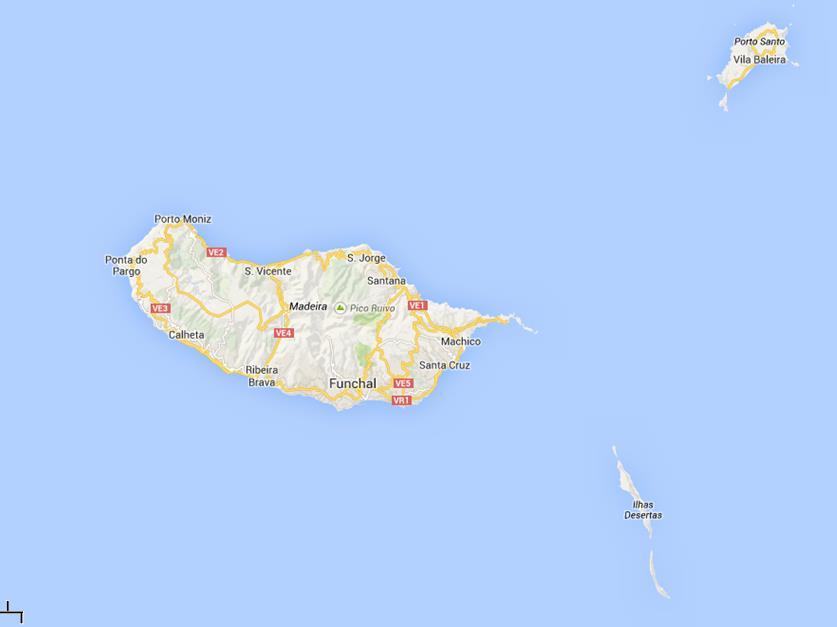 2. Localização do Imóvel A cidade do Funchal fica na costa sul da ilha da Madeira.