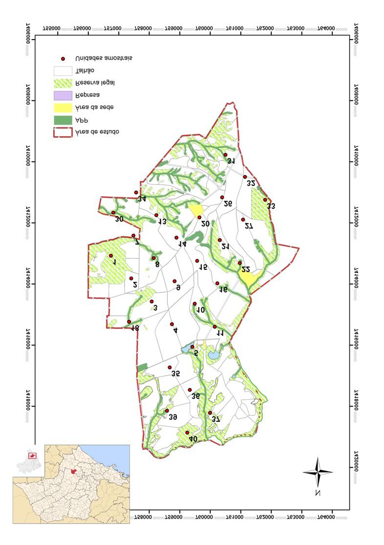 26 Figura 1 - Área de estudo - Fazenda Três Lagoas e Fazenda