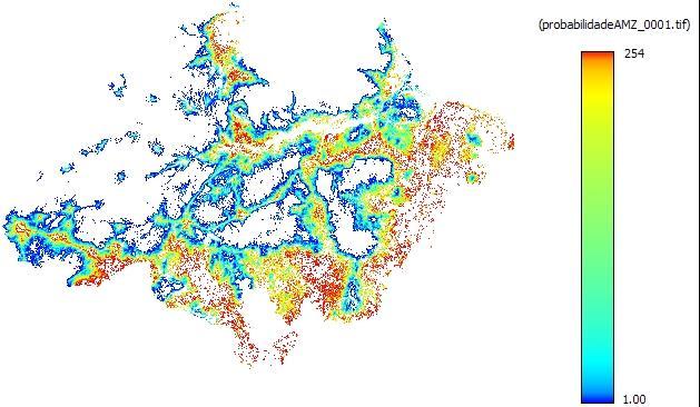 Mapa 23: Probabilidade de desmatamento