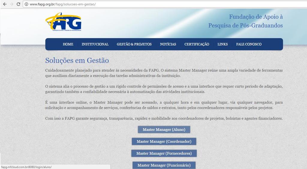 Inclusão de solicitação na WEB Apenas para colaborador cadastrado A.