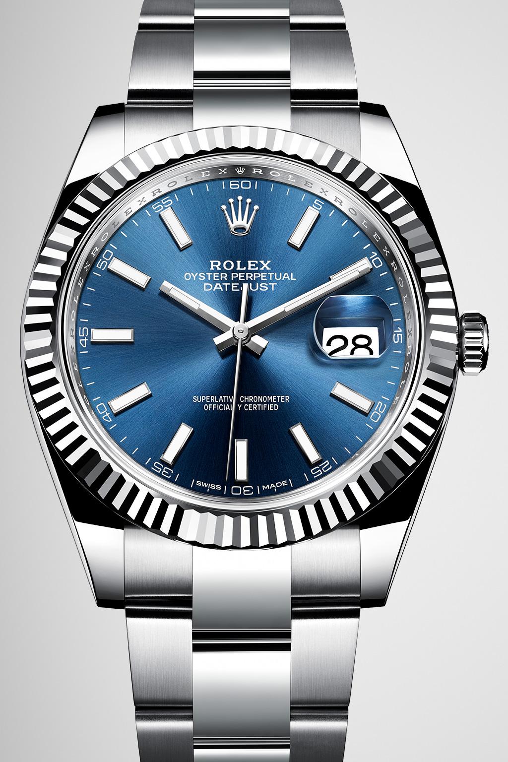 Estilo do Datejust 41 ARQUÉTIPO DO RELÓGIO CLÁSSICO O Datejust da Rolex é o arquétipo do relógio clássico, tanto por sua estética atemporal, como por suas funcionalidades.