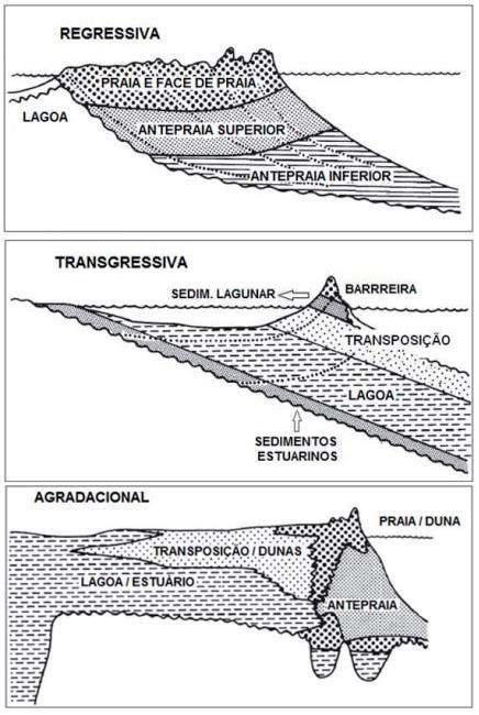 Fernandez G. B. & Rocha T. B. ondas possuem período entre 8 e 16 segundos, altura entre 2,5 e 4,5 metros e direções S, SW e SE (PINHO, 2003).