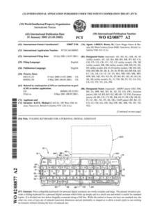 (Assignee), Inventor Números de Prioridade, Depósito, Publicação Datas,