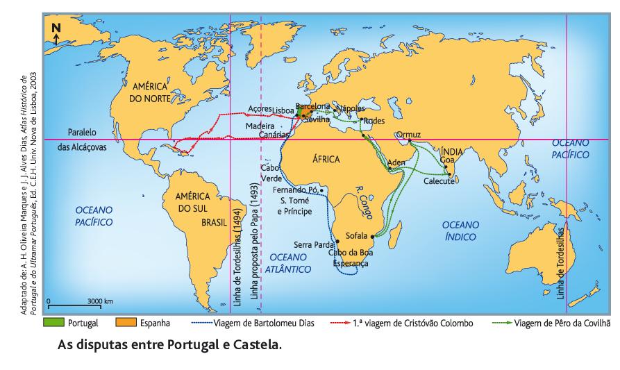 Lê, com atenção, os documentos 3 e 4: Doc. 3 E isto é a cidade de Ceuta, que é uma Terra de África, que é mui notável cidade ( ). É uma grande cidade, rica e mui fermosa.
