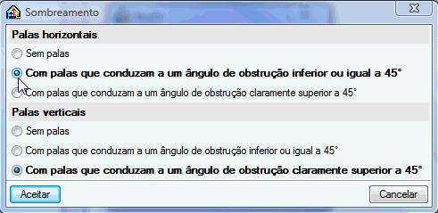 75 sempre que é activada a opção de cálculo segundo a nota técnica às paredes meeiras.