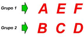 3 NÃO É MINHA ÁREA Como exercício, verifique quantos minutos você leva para classificar as letras "G" e "H" nos grupos abaixo: Tente abandonar o alfabeto e passar para a área do desenho.