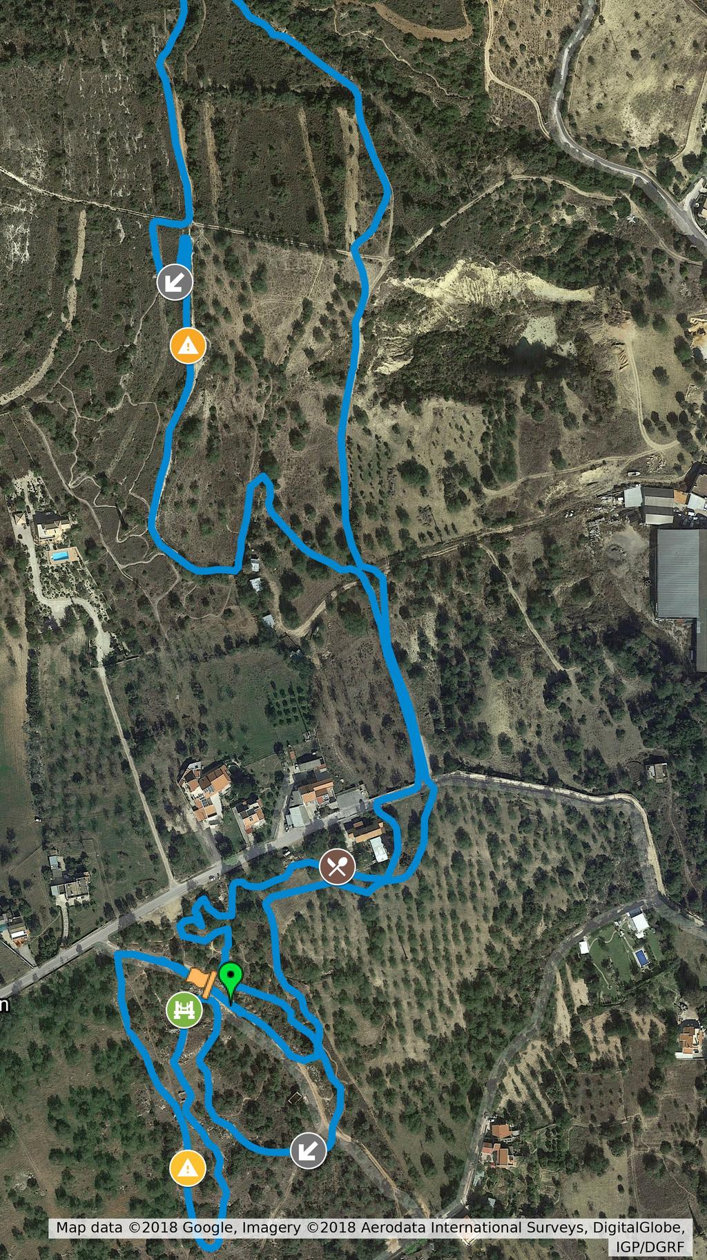 MAPA DO PERCURSO COMPETIÇÃO / COMPETITION CIRCUIT MAP XCO Alface 2018 - Competição XCO Alface 2018 Pista da Competição Partida Chegada XCO Alface 2018 Pista da Competição on GPSies.