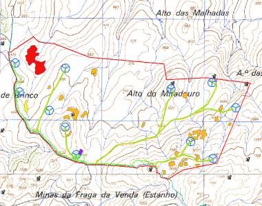 Na área analisada para a implantação do Sobreequipamento do Parque Eólico de Arada/Montemuro foram identificados 6 habitats naturais classificados nos termos do Anexo B-I do Decreto-Lei n.º 49/2005.