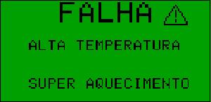 temperatura acima do especificado; - Vazão de ar comprimido acima do nominal; - Temperatura ambiente acima da nominal; - Falta ou vazamento de