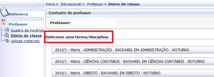 Logo abaixo aparecerá três guias de acesso, como mostra as setas indicativas na figura abaixo: Frequência: para digitar as frequências dos