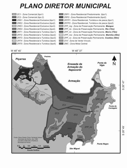 plano diretor, foi encontrada a imagem que melhor atende às expectativas do trabalho. Fez-se a opção pela imagem LANDSAT 7 ETM+, WRS 220_079 (NASA, 2000). Figura 1.