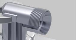 Lubrificar levemente a rosca e o O-ring