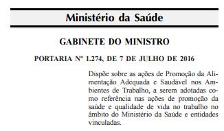 AÇÕES DESENVOLVIDAS NO MINISTÉRIO DA SAÚDE