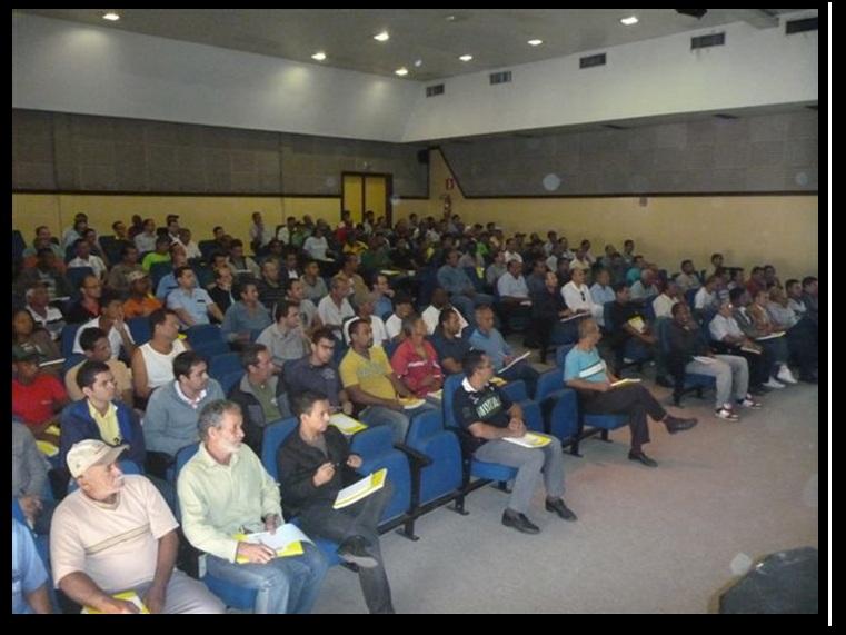 Realização de Palestras, treinamentos e cadastramento de 3.