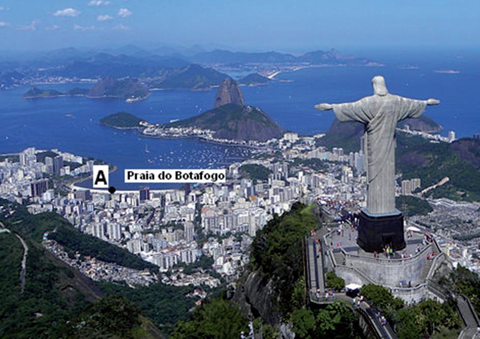 18. Sabendo que a altura da pessoa que fez as medições é de 1,80 metros, determine a altura aproximada da árvore. Atividade 2 Calculando a altura do monumento do Cristo Redentor no Corcovado.