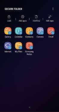Configurações Pasta Segura A Pasta Segura protege seu conteúdo privado e aplicativos como fotos e contatos de serem acessados por outras pessoas.