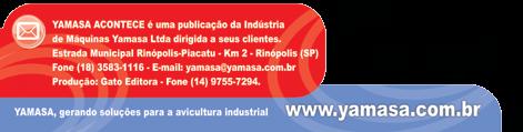 Hoje temos máquinas Yamasa de várias gerações em todos os estados brasileiros, principalmente classificadoras de ovos comerciais, que é nosso foco desde os primórdios da empresa.
