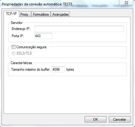 Lê configuração Proxy do IE Pressione este botão para ler as configurações de Proxy configuradas no Internet Explorer. Obs.: As informações de autenticação não serão lidas do IE.