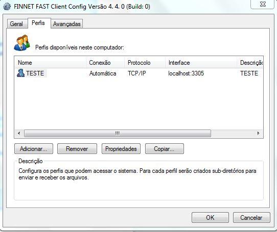 Configuração do Finnet Fast Client para