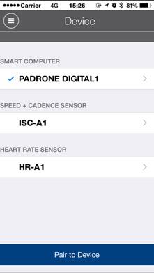 Configurar o PADRONE DIGITAL Configurar a partir de um smartphone (Cateye Cycling ) PADRONE DIGITAL Formatar (inicializar) a unidade.