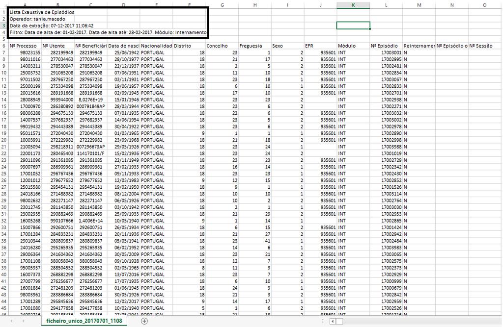 A figura seguinte evidencia esta explicação: 82939: Inserção de um ponto nos códigos de diagnóstico