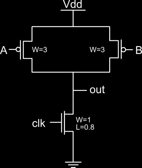 Figura 16: Esquemático do n-latch com lógica NAND de 2 entradas.