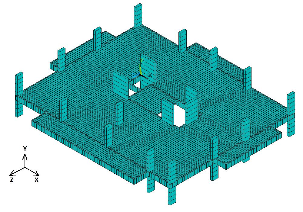 Elemento finito de viga BEAM44 (ANSYS, 2009) O presente modelo numérico apresenta um grau de refinamento