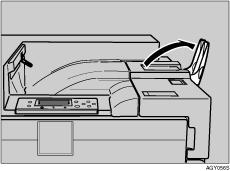 Guia da impressora Exterior: Visão frontal 1. Painel de controlo Contém as teclas para utilizar a impressora e um visor que indica o estado da impressora. Consulte Pág. 18 Painel de controlo. 2.