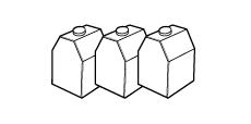 Configuração Cartuchos de toner magenta (M), ciano (C), amarelo (Y) Núcleo de ferrite Guia de papel ( ), Tampa da