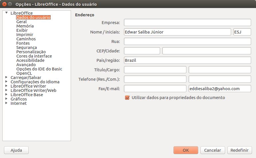 Configurando o LibreOffice Para configurar o LibreOffice, não há dificuldade alguma.