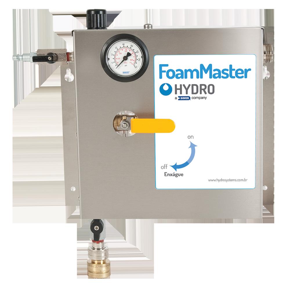 FoamMaster PN #HYD10098335_Rev_03 Manual de Operação / Operación 865BR 870BR 890BR Você acaba de receber um produto Hydro, leia o manual com atenção.