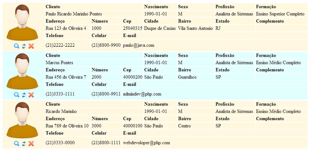 Figura 7 Consulta de