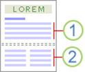 Por exemplo, você pode definir o layout de uma página em coluna única como duas colunas. Pode separar os capítulos no documento para que a numeração de página de cada capítulo comece em 1.