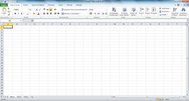 Informática MICROSOFT EXCEL 2010 Inserindo Informações na Célula Células Dá-se o nome de Célula à interseção entre uma Coluna e uma Linha, formando, assim, um Endereço.