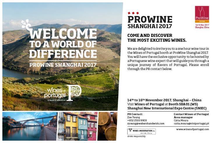 Local do Evento: Shanghai New International Expo Centre Público Alvo: Profissionais do sector do vinho e bebidas espirituosas e Jornalistas.