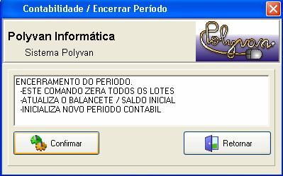 Encerramento do Período O período contábil é geralmente de 01/01 a 31/12 (anual).