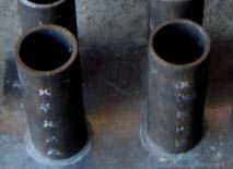 Na figura 2, pode-se observar que no primeiro estágio de carregamento o tubo metálico é o principal responsável pela absorção de carga até atingir o escoamento (ponto A).