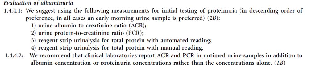 Medindo a albuminúria: Não