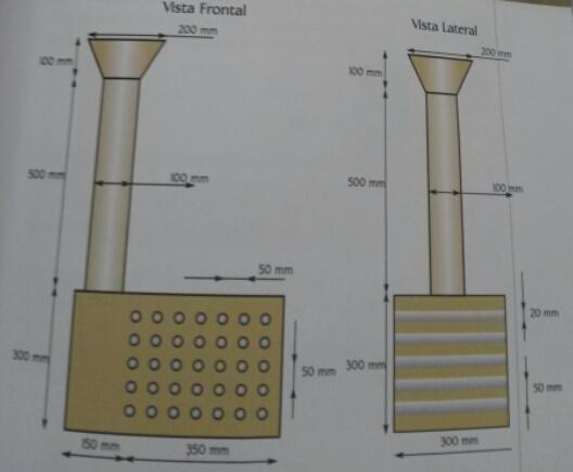 48 b) Fill-box test: mede a capacidade do concreto passar coeso, sem segregar, por obstáculos como armaduras e eletrodutos.