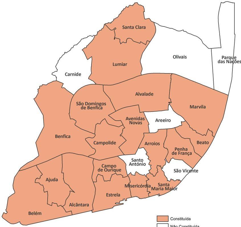 Comissões Sociais de Freguesia com Grupos de Trabalho na Área do Envelhecimento, Lisboa, 2015 Comissão Social