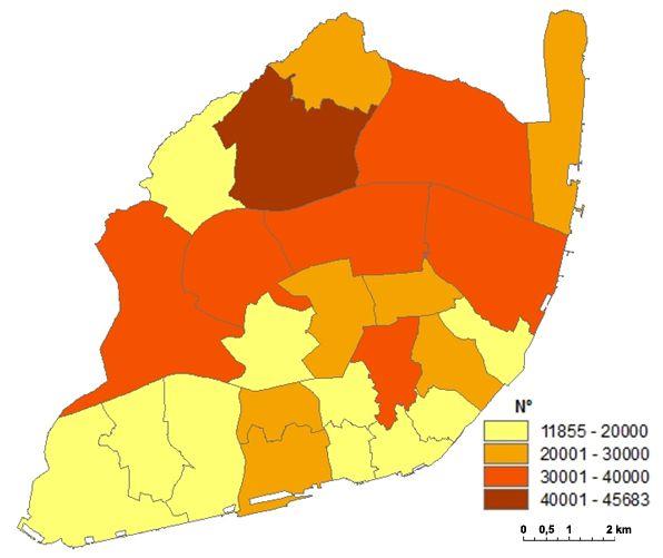 Populacional por freguesia