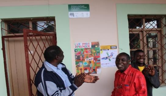 Até ao momento, viabilizou o equipamento de 3 bibliotecas municipais (Chibuto, Chókwè e Xai-Xai), criou 27 bibliotecas escolares 6 em edifício e 21 bibliotecas móveis (Bibliotchovas e Maletas de